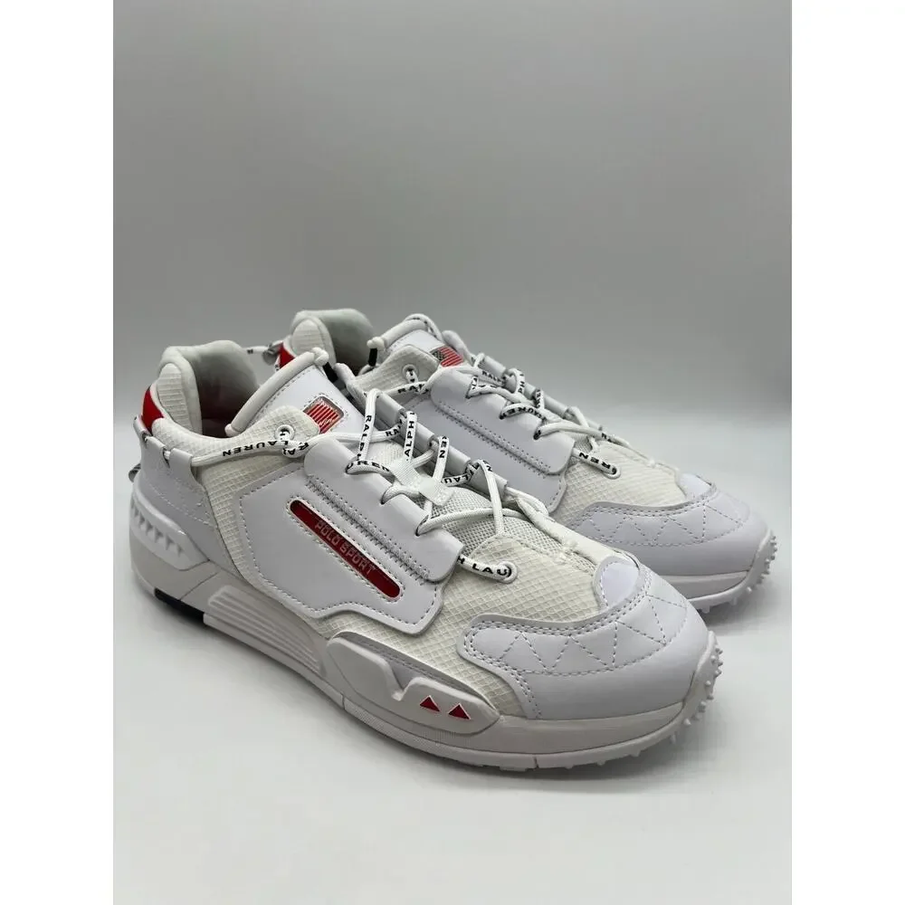 Polo Ralph Lauren Polo Sport PS200 SK LTL White Sneakers Men's Size 11.5